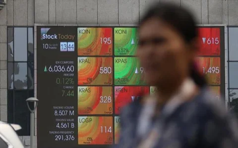 Nilai transaksi hingga akhir perdagangan pada Selasa (8/4/2025) mencapai Rp 20,41 triliun dengan melibatkan 22,65 miliar saham dalam 1,43 juta kali transaksi. (Liputan6.com/Herman Zakharia)