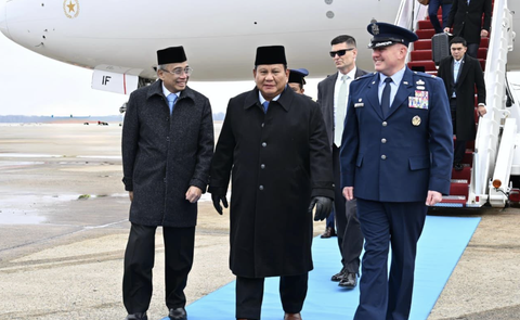 Presiden Prabowo Tiba di Amerika Serikat