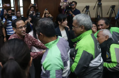 Terdakwa kasus dugaan korupsi dalam digitalisasi pendidikan pengadaan laptop Chromebook Nadiem Makarim bersiap menjalani sidang lanjutan dengan agenda mendengarkan keterangan saksi dari Jaksa Penuntut Umum di Pengadilan Tipikor, Jakarta, Senin (02/02/2026).