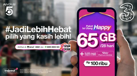 Sambut Ramadan 2026 dengan Streaming Premium Vidio + Kuota Besar TRI dalam Satu Paket