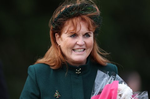 Sarah Ferguson, mantan istri Pangeran Andrew. (dok. Adrian DENNIS / AFP)