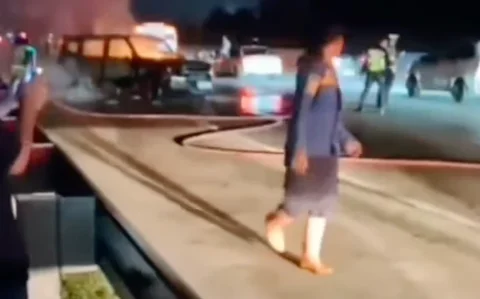 Kronologi Mobil Jetour Hangus Terbakar di Tol Jagorawi