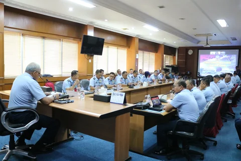 Kelompok Staf Ahli Koops Udara Nasional menggelar Kelompok Kerja Air Power dan Fasilitas Konstruksi di Makoopsudnas Halim Perdanakusuma Jakarta, kamis (05/02/2026).