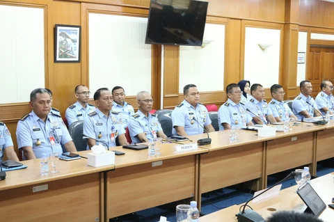 Kelompok Staf Ahli Koops Udara Nasional menggelar Kelompok Kerja Air Power dan Fasilitas Konstruksi di Makoopsudnas Halim Perdanakusuma Jakarta, kamis (05/02/2026).