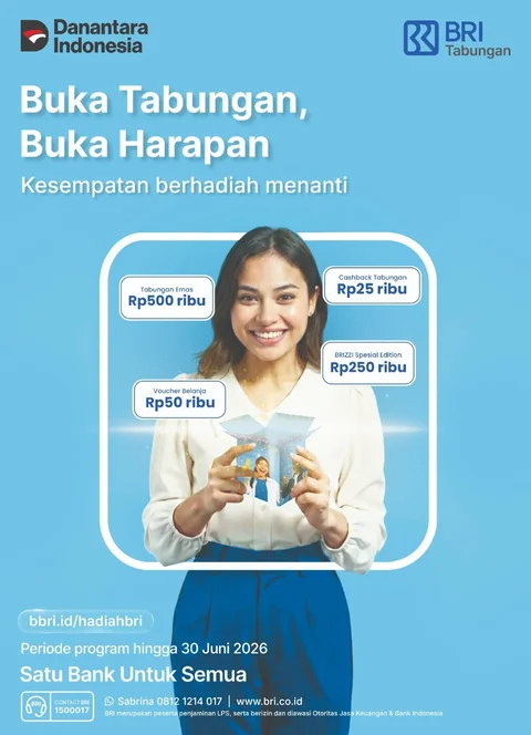 'BRI Tabungan Mystery Box, BRI Tawarkan Pengalaman Menabung Lebih Seru dan Menguntungkan bagi Nasabah Baru