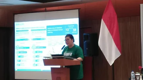 Perwakilan kedeputian kebijakan penjamin manfaat di Pusat BPJS Kesehatan, menjelaskan terjadi pelonjakan penderita penyakit ginjal di kalangan anak muda, pada 11 Maret 2026.