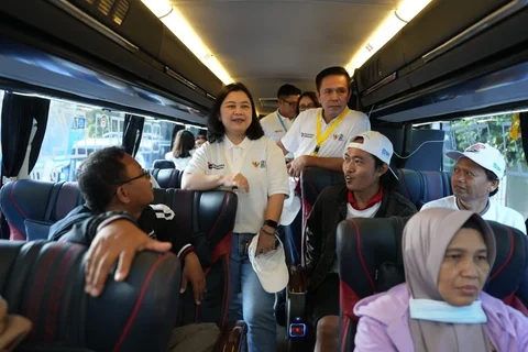BRI Berangkatkan 12.352 Pemudik dengan 238 Bus