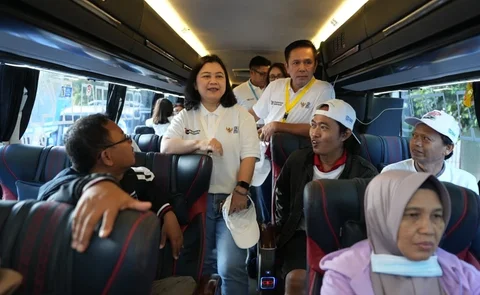 BRI Berangkatkan 12.352 Pemudik dengan 238 Bus