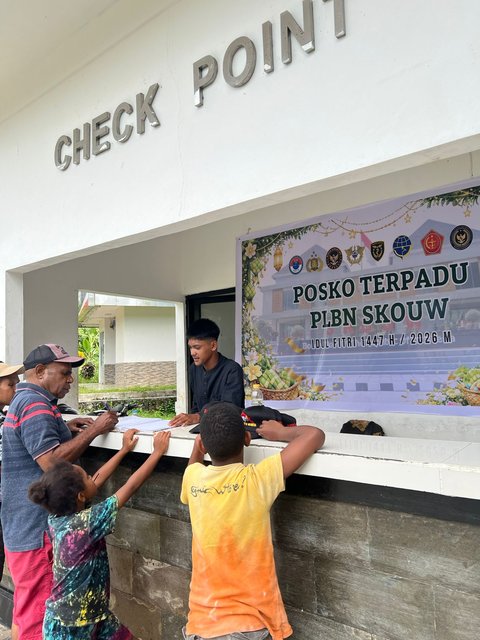 Antisipasi Arus Lebaran dan Wisatawan, PLBN Skouw Siagakan Posko Layanan Terpadu Idulfitri 1447 H