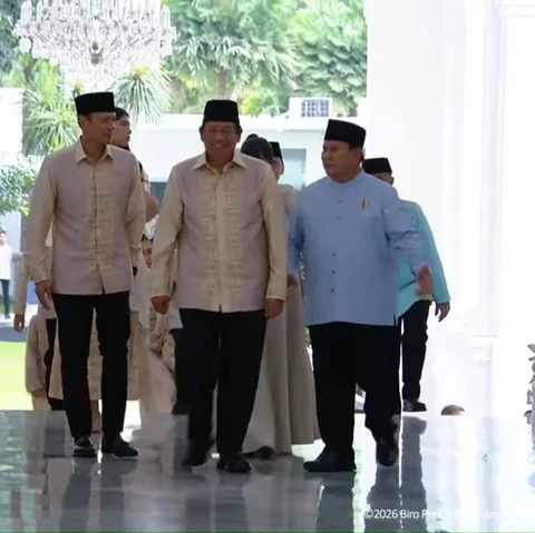 SBY dan Keluarga Temui Prabowo