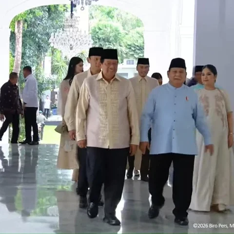 SBY dan Keluarga Temui Prabowo