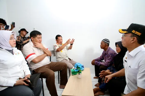 Kasatgas Tito Serahkan 120 Unit Huntap bagi Penyintas Bencana di Tapsel