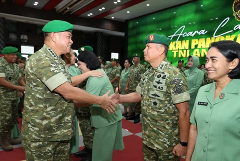 47 Pati TNI AD Naik Pangkat, Kasad Tekankan Kepemimpinan dan Adaptasi