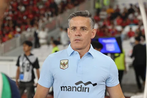 Pelatih Timnas Indonesia John Herdman saat final FIFA Series 2026 di Stadion Utama Gelora Bung Karno (SUGBK), Senayan, Jakarta, Senin (30/3/2026