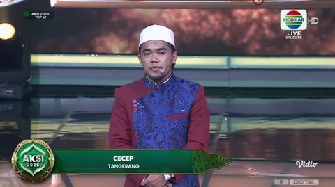 Perjuangan Cecep (Tangerang) di Panggung AKSI 2025 Harus Terhenti dengan Meraih Nilai Terendah