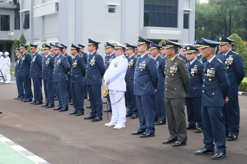 Semarak HUT ke-80 TNI AU, Kaskoopsudnas Pimpin Upacara di Makoopsudnas