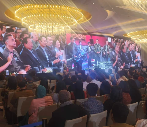 SBY jadi pembicara acara Supermentor-28 On Leadership yang digelar di The St. Regis Jakarta