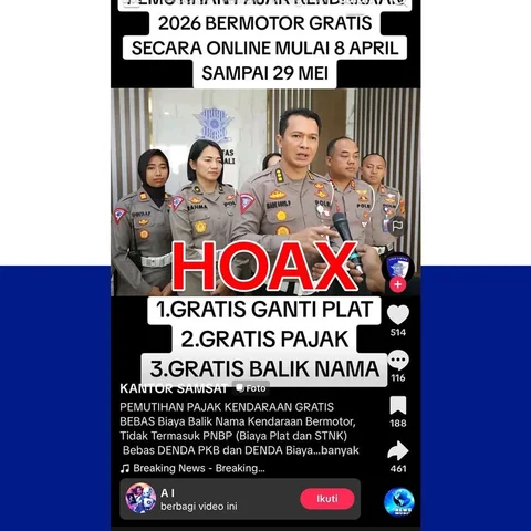 Penipuan Pemutihan Pajak Online