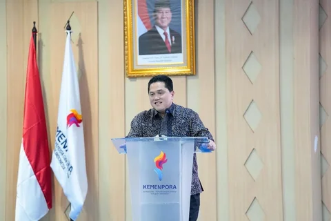 Menteri Pemuda dan Olahraga (Menpora) Erick Thohir