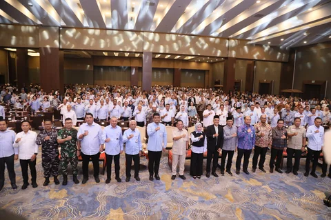 Mendagri Tito Karnavian Saat Membuka Musrenbang RKPD Sumut