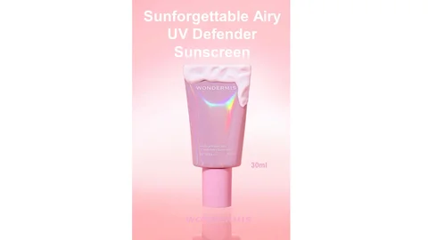 Wondermis Sunforgettable Airy UV Defender Sunscreen.