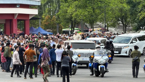 Momen Prabowo Pulang Kampung ke Banyumas