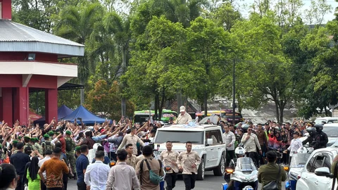 Momen Prabowo Pulang Kampung ke Banyumas