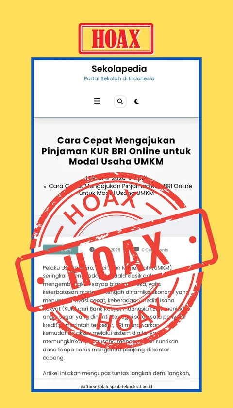 Modus Penipuan KUR