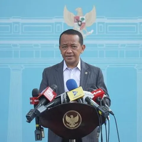 Menteri Energi dan Sumber Daya Mineral (ESDM), Bahlil Lahadalia di Istana. Dok Bakom