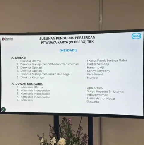 Susunan Dewan Komisaris