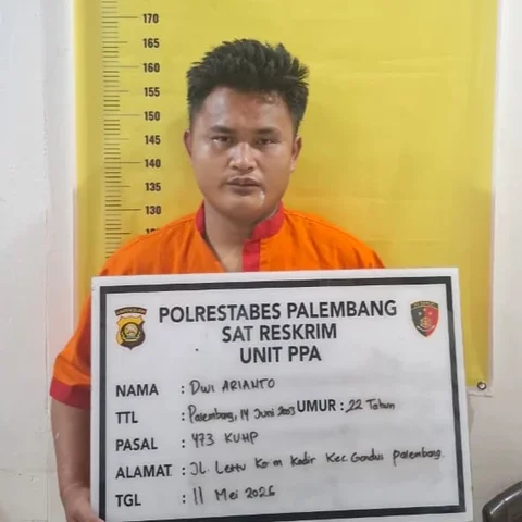 Ojek online pemerkosa bocah SD di Palembang