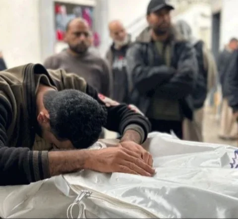 Korban serangan brutal Israel di Jalur Gaza.
