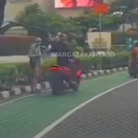 viral bule korban penjambretan di bundaran HI