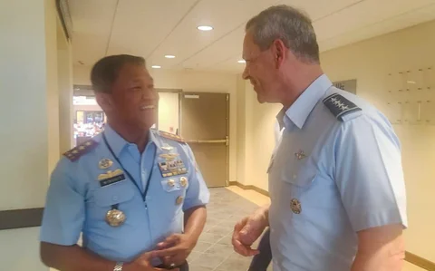 Panglima Komando Operasi Udara Nasional (Pangkoopsudnas) Marsdya TNI Minggit Tribowo menghadiri Pacific Air Chief Symposium (PACS) 2026 yang diikuti para pemimpin angkatan udara negara kawasan Pasifik di Joint Base Pearl Harbor-Hickam, Jumat (15/05/2026)  waktu setempat.