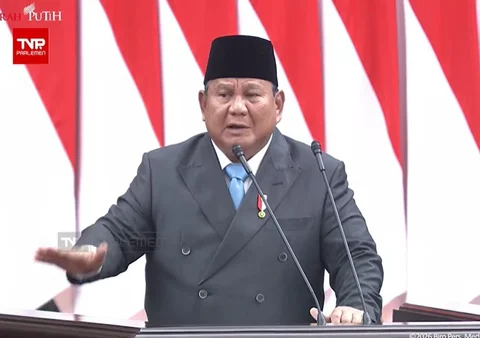 prabowo gebrak podium