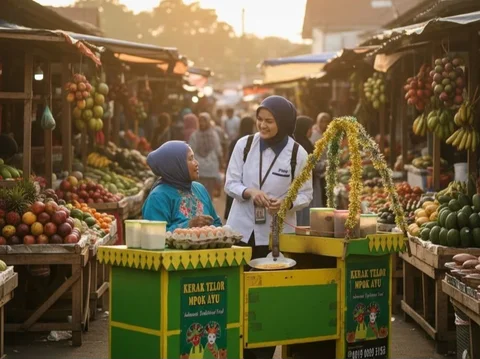 Sri Aryanti Nurafiah, warga Cikarang Barat yang merasakan langsung manfaat pembiayaan dan pemberdayaan PNM Mekaar
