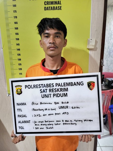 2 dari 6 Begal Sadis di Palembang Ditangkap