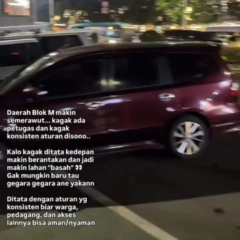 Parkir Semrawut di Blok M