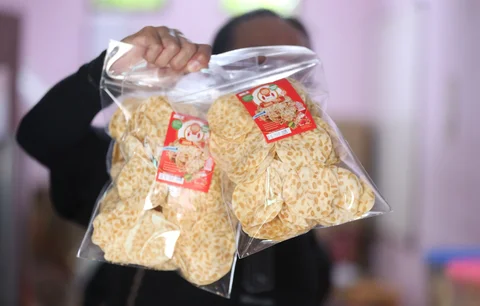 Keripik Tempe Mama Tina, Kebayoran Baru, Jakarta Selatan, Kamis (7/5/2026).