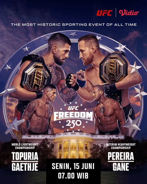 Bukan Sekadar Gelar Juara, Topuria dan Gaethje Kini Bertarung Demi Harga Diri