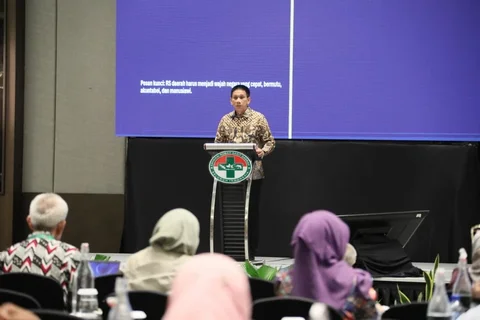 Di Rakernas XVI ARSADA, Wamendagri Wiyagus Dorong Rumah Sakit Daerah Laksanakan Transformasi Tata Kelola