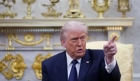 Presiden Amerika Serikat, Donald Trump, pada 3 Maret 2026.(Dok. AP/Mark Schiefelbein)