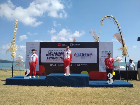 Kejuaraan 12th Asian Open Water Swimming Championships 2026 (AOWSC) dan A&bull;stream Open Water Swimming Series Bali  resmi berakhir yang berlokasi di Pantai Jimbaran atau kawasan InterContinental Bali Resort, pada Senin (15/6).