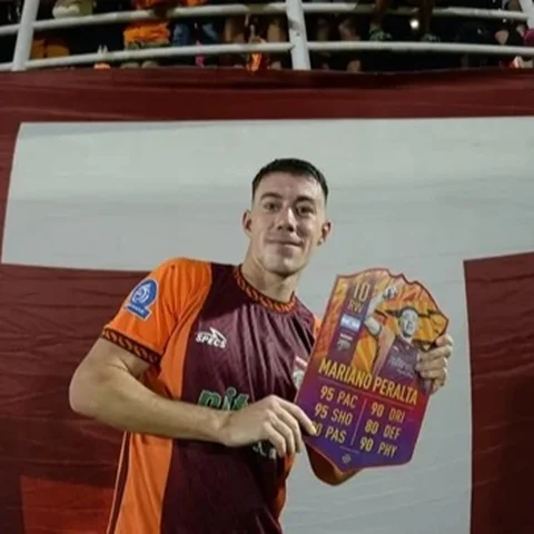 Mariano Peralta bersama Borneo FC Samarinda di BRI Super League 2025/2026.