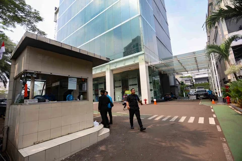 Suasana Kantor Badan Gizi Nasional (BGN) di Jalan Kebon Sirih, Menteng, Jakarta Pusat, Rabu (03/06/2026), menyusul pergantian jajaran pimpinan di lembaga tersebut.