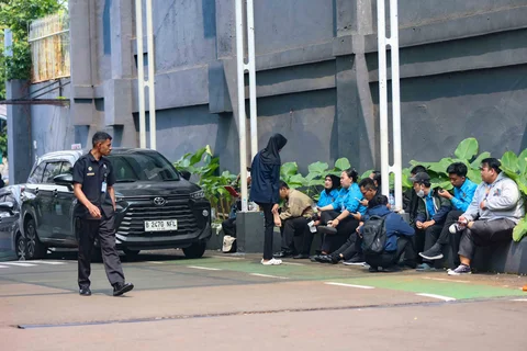 Suasana Kantor Badan Gizi Nasional (BGN) di Jalan Kebon Sirih, Menteng, Jakarta Pusat, Rabu (03/06/2026), menyusul pergantian jajaran pimpinan di lembaga tersebut.
