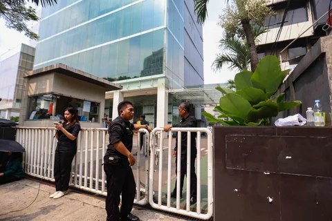 Suasana Kantor Badan Gizi Nasional (BGN) di Jalan Kebon Sirih, Menteng, Jakarta Pusat, Rabu (03/06/2026), menyusul pergantian jajaran pimpinan di lembaga tersebut.