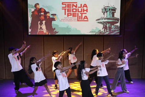 Perwakilan Jakarta Movin, MALIQ & D&rsquo;Essentials, dan Indonesia Kaya memperkenalkan Musikal Senja Teduh Pelita dalam peluncuran pertunjukan yang akan digelar pada 3&ndash;12 Juli 2026 di Jakarta.
