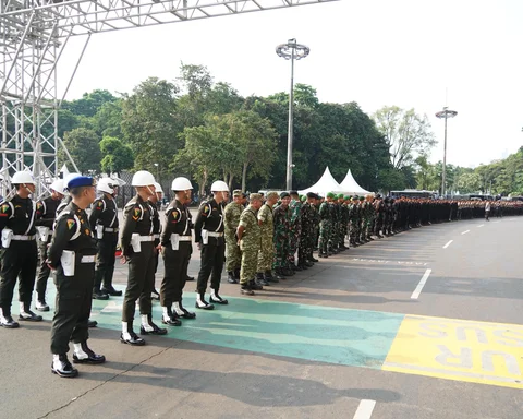 1.400 Personel Gabungan Amankan Laga Indonesia vs Oman di GBK