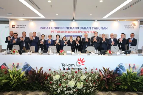 Jajaran Komisaris dan Direksi Telkom hasil keputusan RUPS Tahunan tahun buku 2025.